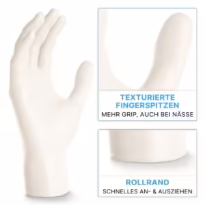Nitril Handschuh weiß online günstig kaufen