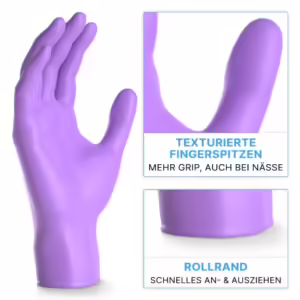 Nitril Handschuh violet online günstig kaufen
