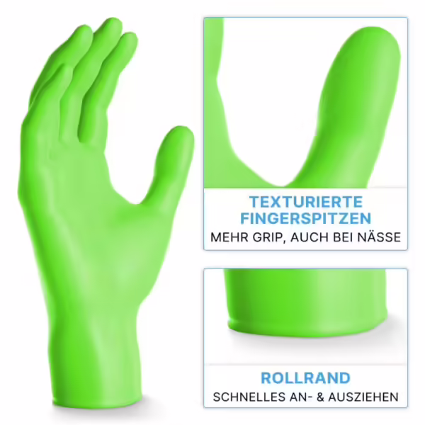 Nitril Handschuh grün online günstig kaufen