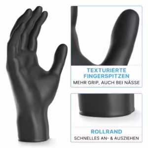 Nitril Handschuh schwarz